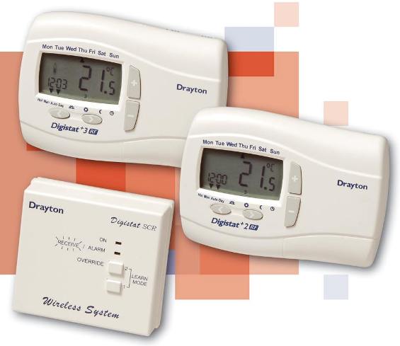 Drayton Digistat +2RF - Wireless programmable thermostat